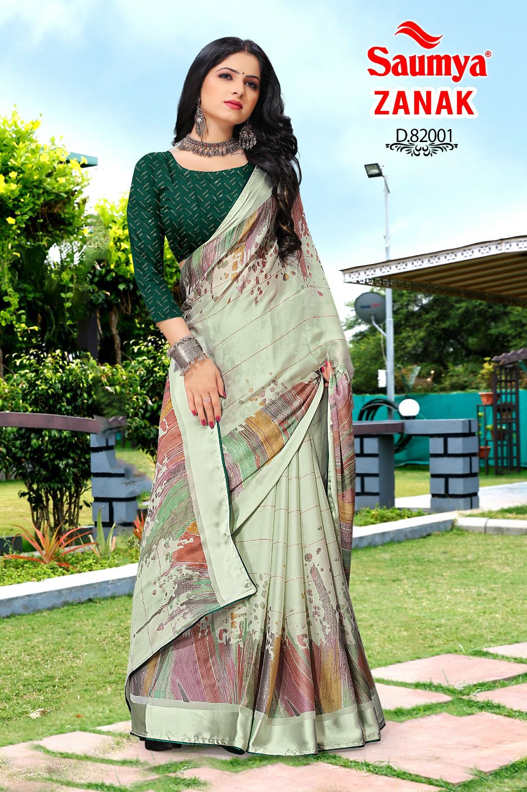 Zanak By Saumya Crape Digital Printed Sarees Wholesale Clothing Suppliers In India 